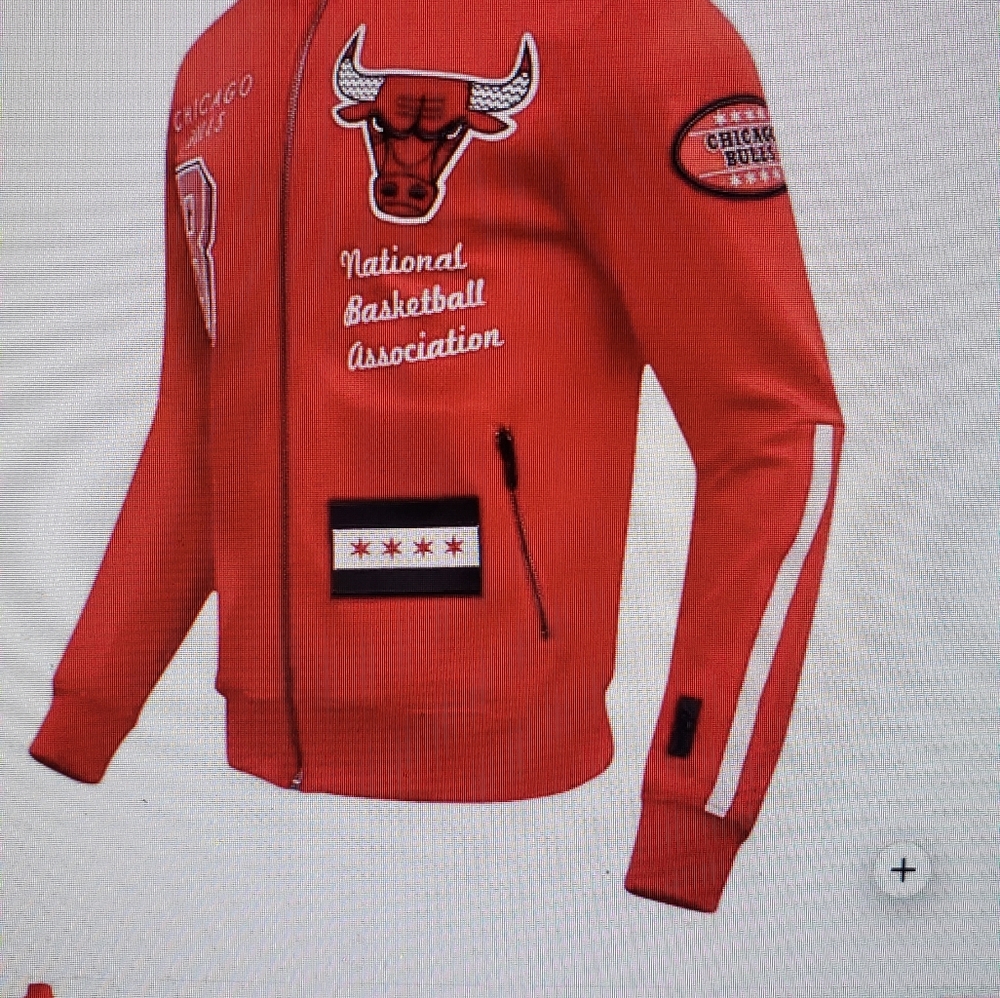 Pro Standard Men's Chicago Bulls "Cherry" Track Jacket